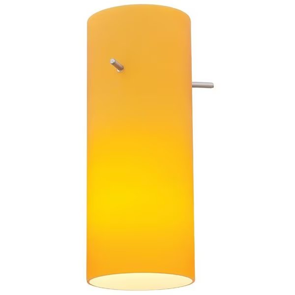 Cylinder, Pendant Glass Shade, Amber Glass, Access Lighting, Mfr#: 23130-AMB